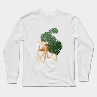 Trendy Plant Art, Botanical illustration 3 Long Sleeve T-Shirt